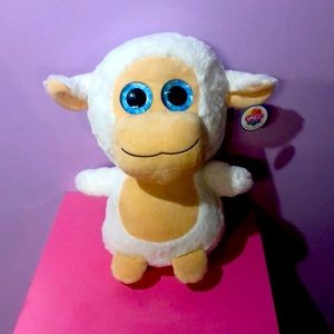 Nanco white lamb big blue eye plush